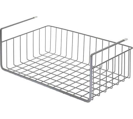 Корзина для хранения подвесная Smart Solutions Granli, 38,8x24,5x15 см, серая SS0000139