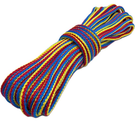 Шнур вязаный СИБШНУР д 8 мм, цветной, 50 м Color 30241 1