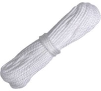 Шнур вязаный СИБШНУР д 4 мм, белый, 100 м 30096