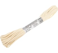 Шнур плетеный СИБШНУР ХБ 3 мм, 10 м, без сердечника, 16прядный 40126