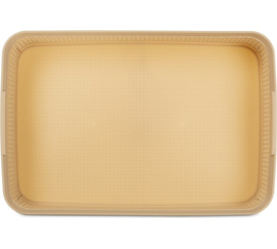 Корзина для хранения DIAMOND латте 24x35.5x7см HOBBY LIFE HL041270L
