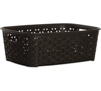 Корзина RATTAN коричневая 19.5x26x9см HOBBY LIFE HL041251DB