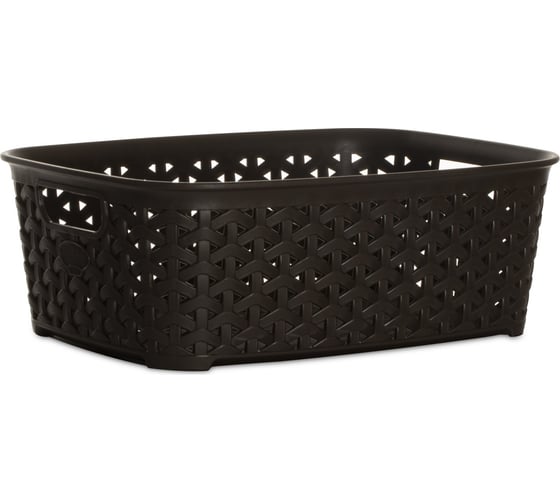 Корзина RATTAN коричневая 19.5x26x9см HOBBY LIFE HL041251DB 1