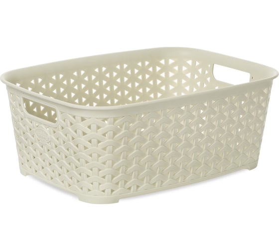 Корзина RATTAN слоновая кость 21.3x29x11см HOBBY LIFE HL041252IV 1