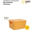 Корзина пластиковая для хранения "Оптима" HANDY HOME, Д285 Ш220 В145, желтый Fancy-hh102-S 2