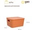 Корзина пластиковая для хранения "Оптима" HANDY HOME, Д285 Ш220 В145, оранжевый Fancy-hh101-S 3