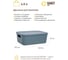 Корзина пластиковая для хранения "Оптима" HANDY HOME, Д265 Ш185 В100, синий Fancy-hh100-XS 5