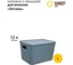 Корзина пластиковая для хранения "Оптима" HANDY HOME, Д325 Ш245 В200, синий Fancy-hh100-L 2
