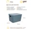 Корзина пластиковая для хранения "Оптима" HANDY HOME, Д325 Ш245 В200, синий Fancy-hh100-L 5