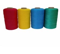 Нить СИБШНУР ПП крученая, цветная, 500 м 40112