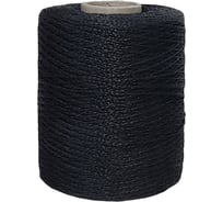Нить СИБШНУР ПП крученая, черная, 500 м 40114