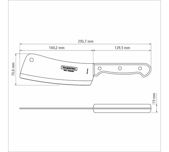 Топорик Tramontina Polywood 15 см 21134/196-TR