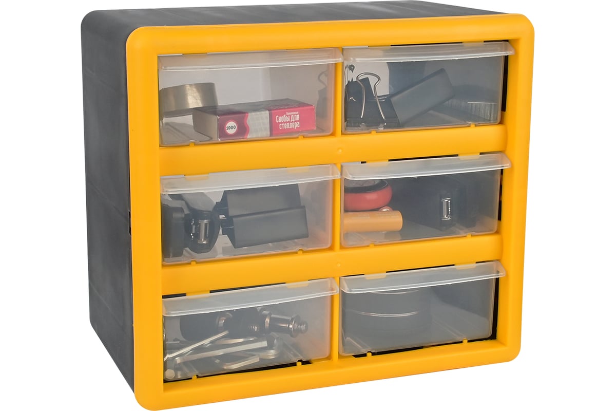 Органайзер-кабинет HL3045-A 6 ячеек 26.5x16x23.5см KITOKI М0947453 ...