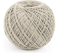 Шпагат хлопчатобумажный Gamma ШХ6 100% хлопок, 1.6 мм, 218 ярд, 200 м, №02 БЕЛЫЙ 731414