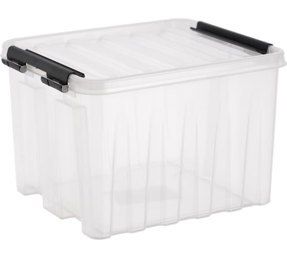 Контейнер с крышкой HONEYCOMB 210x170x140, 3.5 л, прозрачный M-003-00.07n