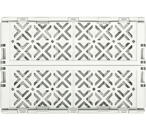 Складной ящик Econova Stocky L 334x250x155 мм, 10.5 л, белый 434297316