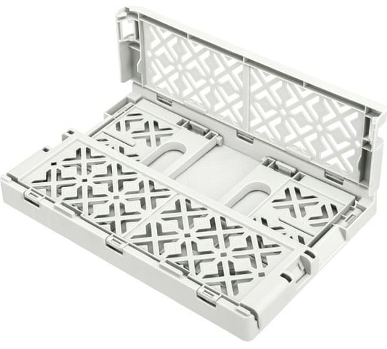 Складной ящик Econova Stocky L 334x250x155 мм, 10.5 л, белый 434297316