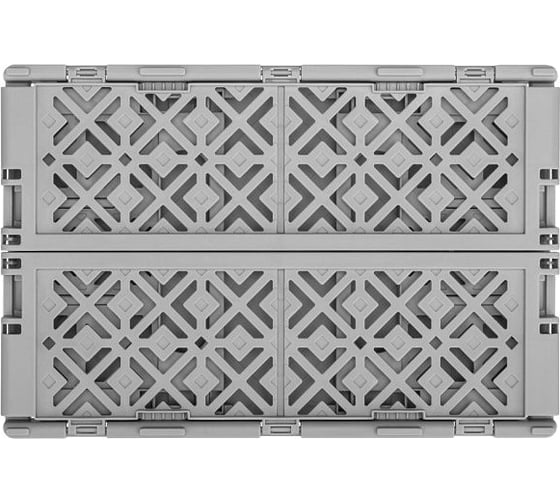 Складной ящик Econova Stocky L 334x250x155 мм, 10.5 л, серый 434297311