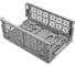 Складной ящик Econova Stocky L 334x250x155 мм, 10.5 л, серый 434297311 9
