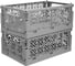 Складной ящик Econova Stocky L 334x250x155 мм, 10.5 л, серый 434297311 13