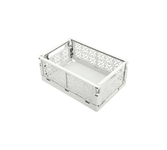 Складной ящик Econova Stocky S 165x124x73 мм, 1.2 л, белый 434297516 1