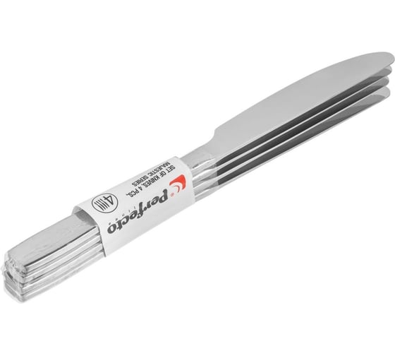 Набор столовых ножей PERFECTO LINEA 4 шт., нержавеющая сталь, серия Grace glossy 21-400100P