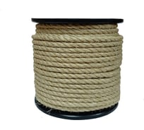 Веревка сизалевая Сибшнур диаметр 16 мм 50 м на катушке 10337