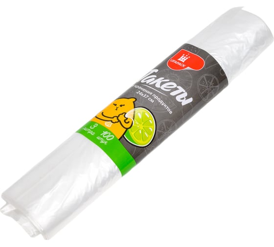 Пакеты для продуктов UFAPACK "Уфа ПАК" 24x37, 100 шт./рул. П0376