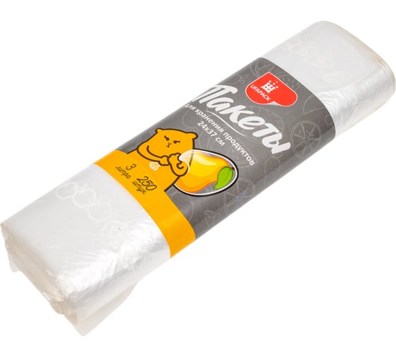 Пакеты для продуктов UFAPACK "Уфа ПАК" 24x37, с печатью 250 шт./рул. П6019 1