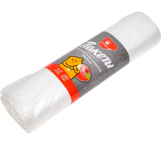 Пакеты для продуктов UFAPACK "Уфа ПАК" 30x40, 250 шт./рул., ЭТИКЕТКА П2257