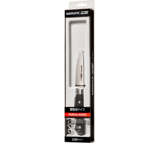  Нож кухонный Samura Pro-S овощной 88 мм, G-10 SP-0010/K