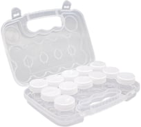 Органайзер для мелочей Hobby&pro с 12 баночками 7734275