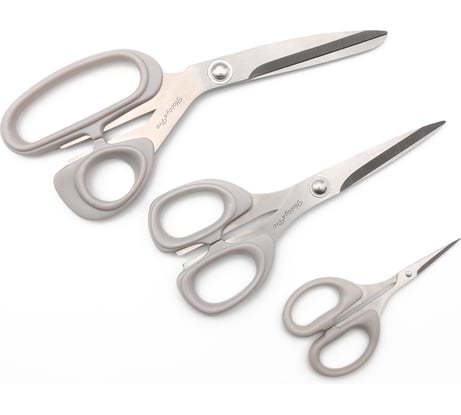 Ножницы для шитья Hobby&pro набор базовый 3 шт: портновские 21 и 16,5 см, вышивальные 10 см 7730189