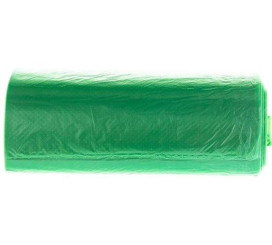 Мешки для мусора в рулоне зеленые (25 шт; 30 л; 46х55 см; 7 мкр; ПНД) Grass PP-0026