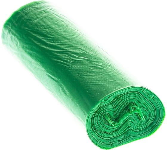 Мешки для мусора в рулоне зеленые (25 шт; 30 л; 46х55 см; 7 мкр; ПНД) Grass PP-0026