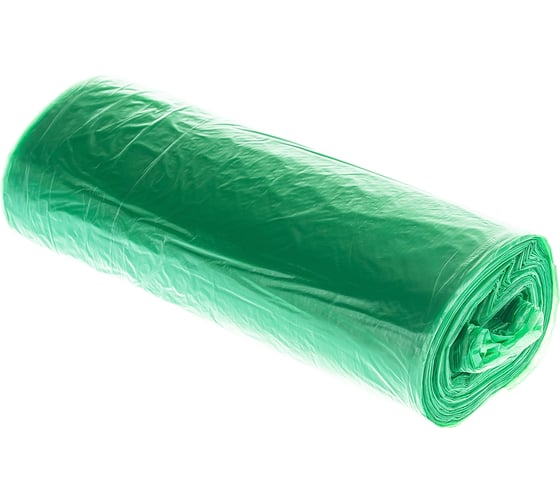 Мешки для мусора в рулоне зеленые (25 шт; 60 л; 55х65 см; 13 мкр; ПНД) Grass PP-0028