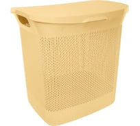 Корзина для белья Branq Ajur 35л шафран BQ4100ШФ