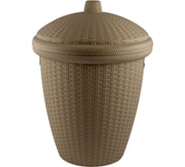 Круглая корзина Branq Nature 30л кофейный BQ1204КФ