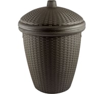 Круглая корзина Branq Nature 30л венге BQ1204ВНГ