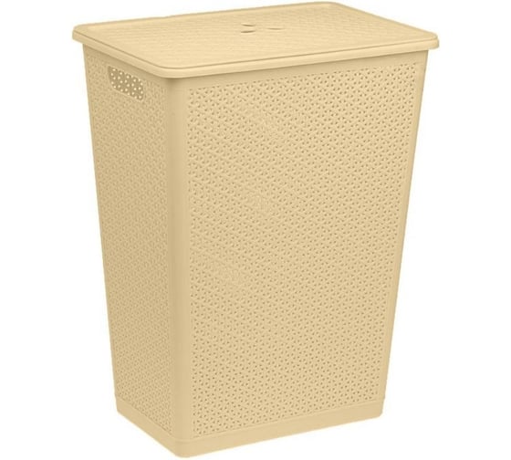 Корзина для белья Branq Nature 48 л слоновая кость BQ4001СЛК 1