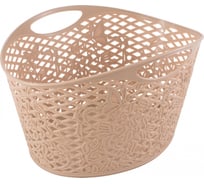 Круглая корзина Branq 6,2л Fiori кофейный BQ4010КФ