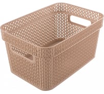 Прямоугольная корзина Branq Ajur 5л кофейный BQ4112КФ