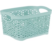Прямоугольная корзина Branq Fiori 3,3л мятный BQ4011МТ