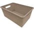 Универсальная корзина Branq Nature 15л кофейный BQ4002КФ 1