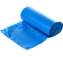 Пакеты для мусора MIRPACK "EXTRA" 35 литров, в рулоне 30 штук, ПНД, 12 мкм, размер 50x64 см, синие 3530661