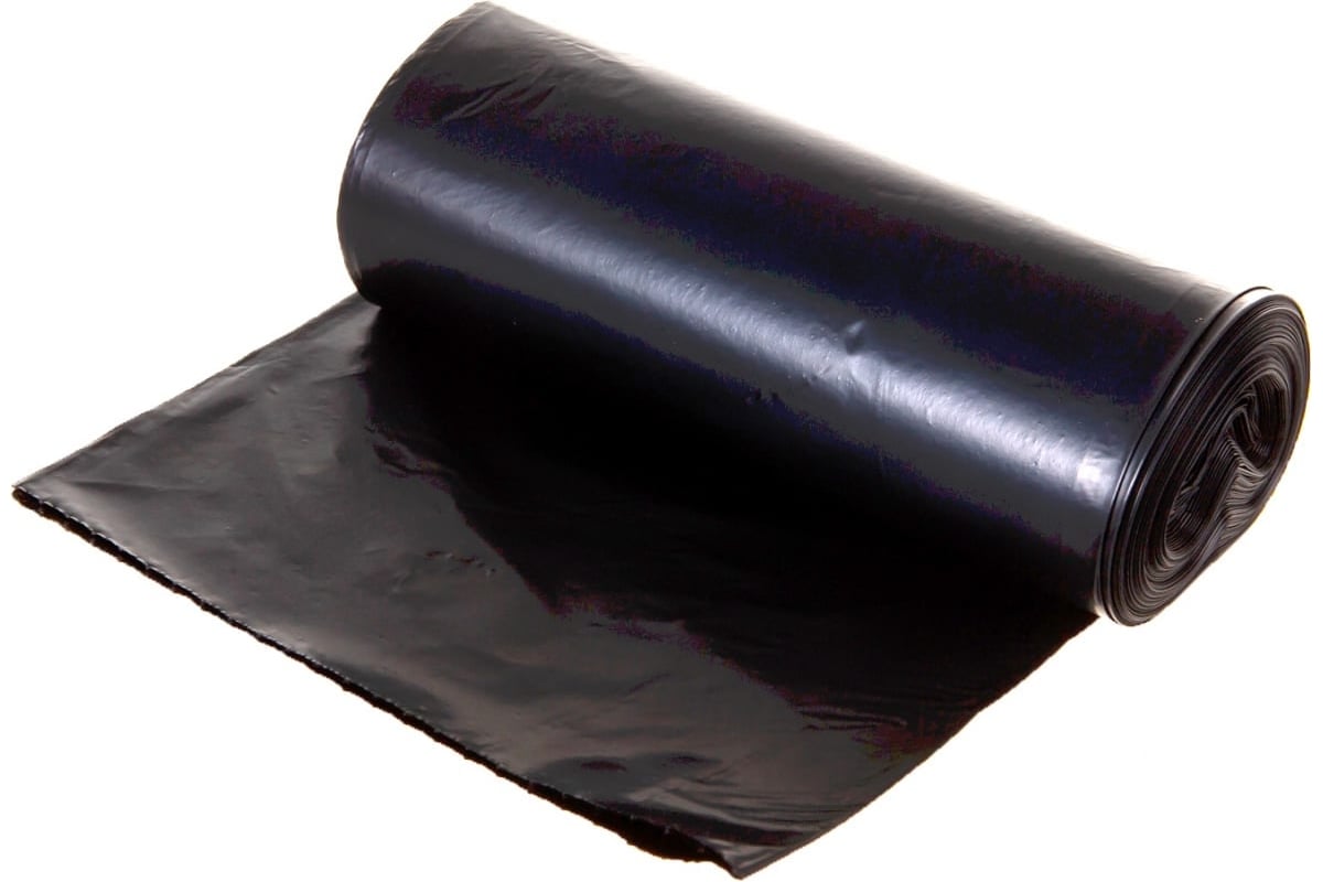 Пакеты для мусора MIRPACK "EXTRA black" 180 литров, в рулоне 10 штук ...