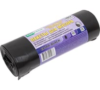 Пакеты для мусора MIRPACK "EXTRA black" 180 литров, в рулоне 10 штук, 50 мкм, ПВД, размер 93x110 см, черные 18008301
