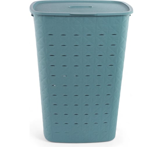 Корзина для белья CURVER SOFTEX голубая 56 л 00571-Z69-00