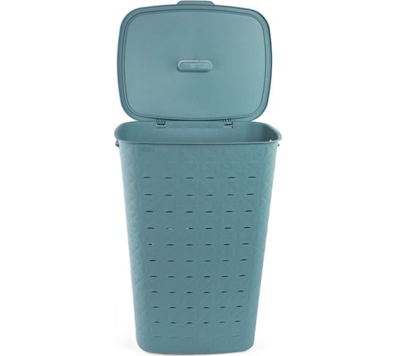 Корзина для белья CURVER SOFTEX голубая 56 л 00571-Z69-00