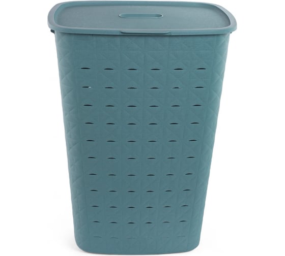 Корзина для белья CURVER SOFTEX голубая 56 л 00571-Z69-00